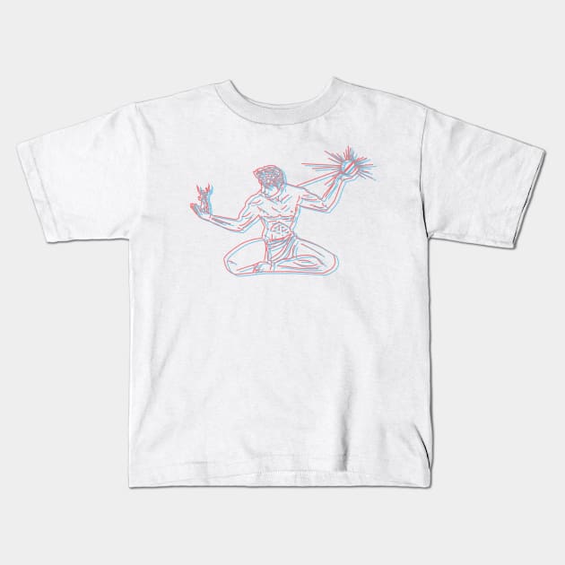 Spirit of Detroit 3D Kids T-Shirt by marissasiegel